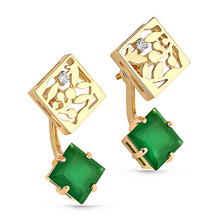 Джекеты из желтого золота с бриллиантами, ониксами