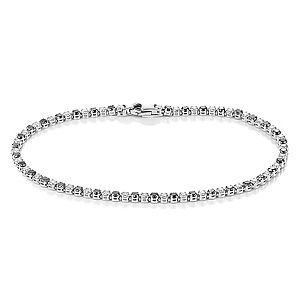 Браслет из белого золота с бриллиантами