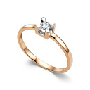 Кольцо из красного золота