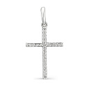 Подвеска из серебра с фианитами