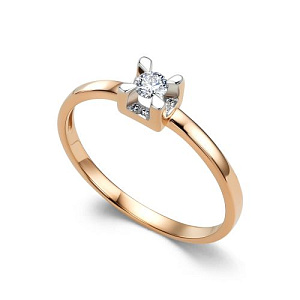 Кольцо из красного золота