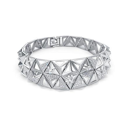 Браслет из белого золота с бриллиантами