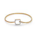 Браслет из красного золота с бриллиантами