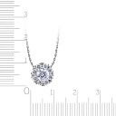 Колье из белого золота с бриллиантами