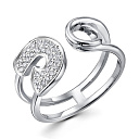 Кольцо из белого золота с бриллиантами