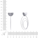 Серьги из серебра