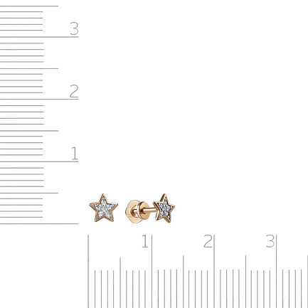 Серьги Пусеты детские