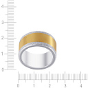 Кольцо из серебра с позолотой