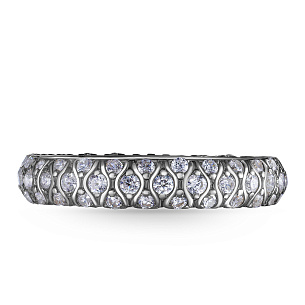 Кольцо из серебра с фианитом