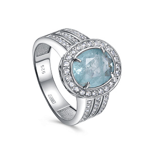 Кольцо из серебра с алпанитом