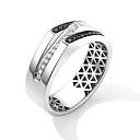 Кольцо из белого золота с бриллиантами