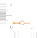 Кольцо из красного золота