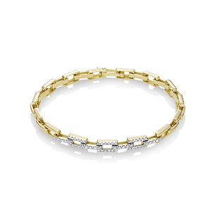 Браслет из золота с бриллиантом