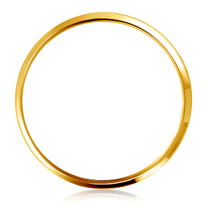 Кольцо обручальное из комбинированного золота