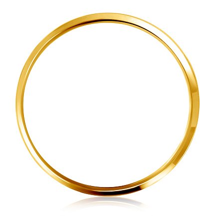 Кольцо обручальное из комбинированного золота