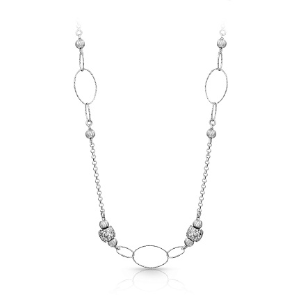 Колье из серебра