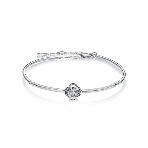 Браслет из белого золота с бриллиантами