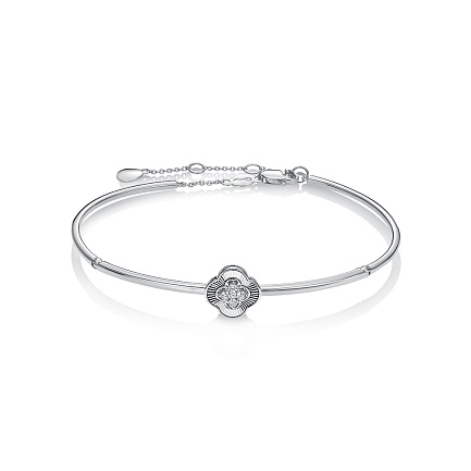 Браслет из белого золота с бриллиантами