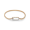 Браслет из красного золота с бриллиантами