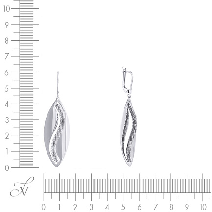Серьги из серебра