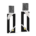 Серьги с английским замком из серебра