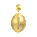 Подвеска из желтого золота с бриллиантами