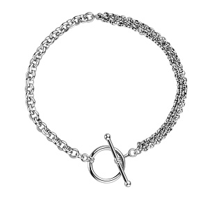 Браслет декоративный из серебра