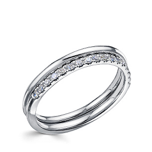 Кольцо из платины с бриллиантом