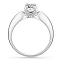 Кольцо из белого золота с бриллиантами