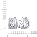 Серьги из серебра с кианитом