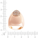 Кольцо из желтого золота с бриллиантами