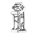 Подвеска буква