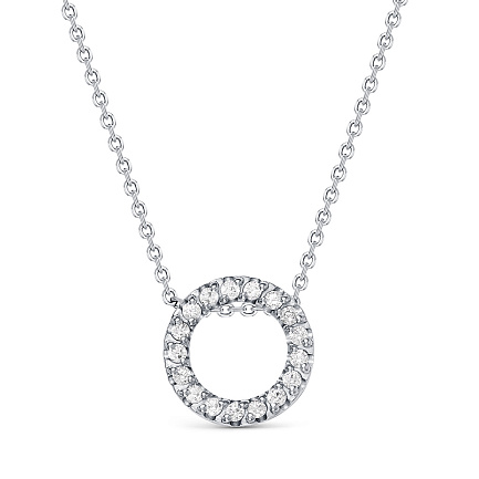 Колье из серебра