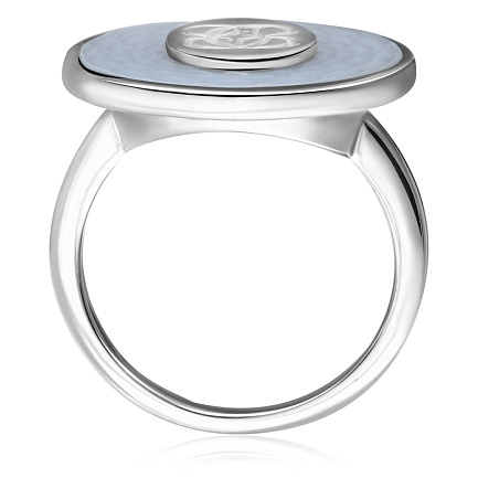 Кольцо из серебра с перламутром