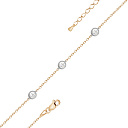 Браслет из красного золота с бриллиантами