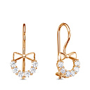 Серьги детские с французским замком