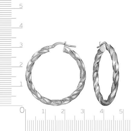 Серьги из серебра