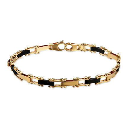 Браслет декоративный из желтого золота