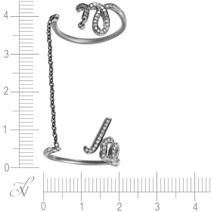 Кольцо из золота с бриллиантами