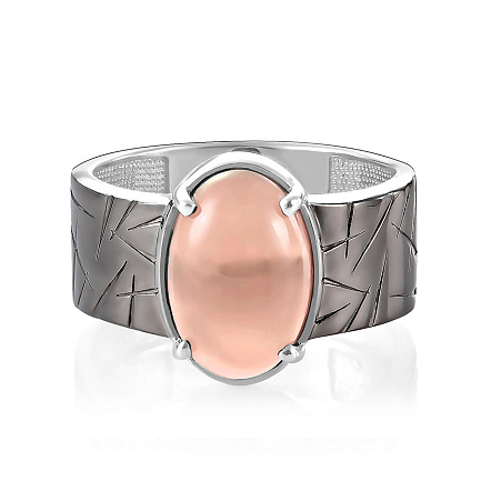 Кольцо из серебра с ониксом