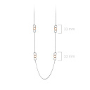 Колье из серебра с позолотой