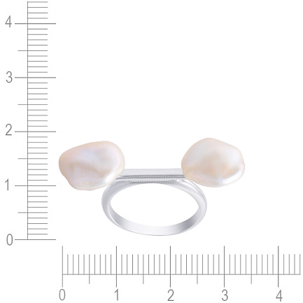 Кольцо из серебра с перламутром