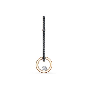 Подвеска из красного золота с бриллиантом