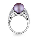 Кольцо из белого золота с бриллиантами