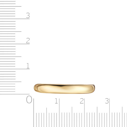 Кольцо из желтого золота