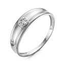 Кольцо из белого золота с бриллиантами