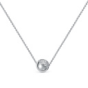 Колье из белого золота с бриллиантами