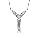 Колье из серебра с алпанитами