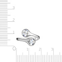 Кольцо из белого золота с бриллиантами