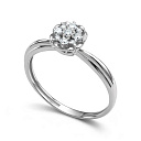 Кольцо из белого золота с бриллиантами